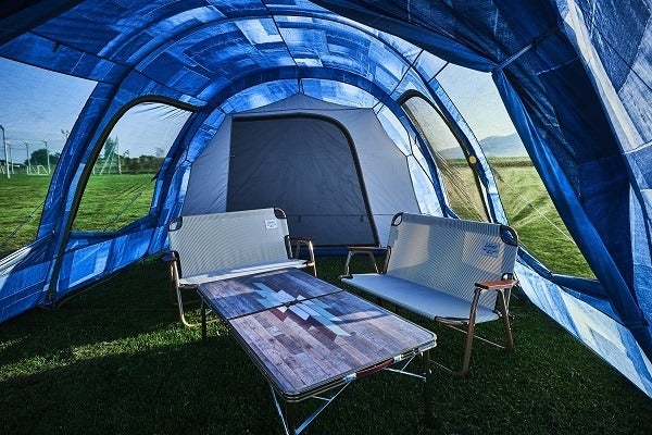 コールマン×Monro「INDIGO LABEL」が新商品のテント、チェア＆テーブル発売