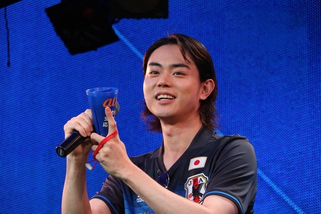 菅田将暉の予想的中!サッカー日本代表、W杯出場決定撮影:山本有莉