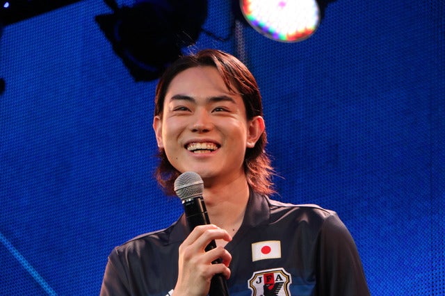 菅田将暉の予想的中!サッカー日本代表、W杯出場決定撮影:山本有莉