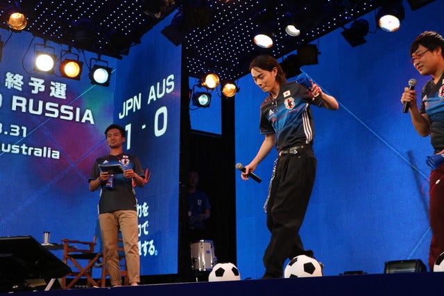 菅田将暉の予想的中!サッカー日本代表、W杯出場決定撮影:山本有莉