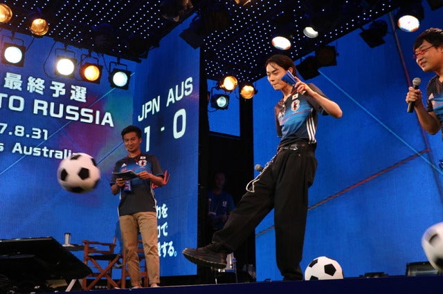 菅田将暉の予想的中!サッカー日本代表、W杯出場決定撮影:山本有莉