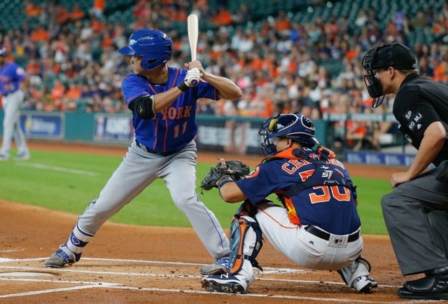 メッツで初猛打賞の青木宣親（2017年9月3日）（c）Getty Images