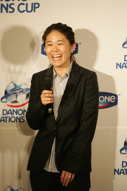 世界の頂点に立った 2011年FIFA女子ワールドカップで得点王とMVPを獲得した澤穂希撮影＝山口和幸