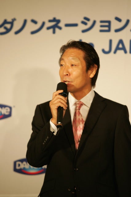 「日本勢はフェアプレーでも本大会で評価されている」とダノンジャパンの松田実副社長撮影＝山口和幸