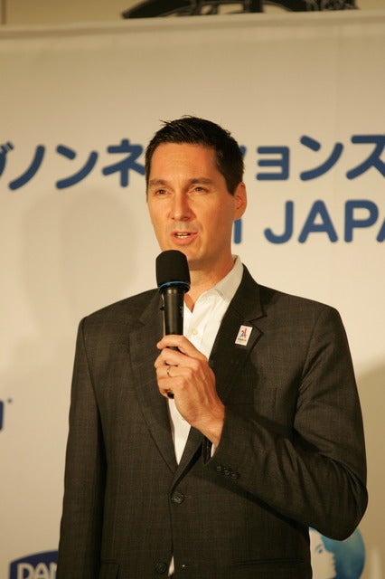 ビジネスフランス日本のジェローム・デキアン氏も大会に期待撮影＝山口和幸