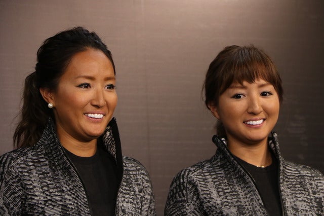 木村真野選手（左）、木村紗野選手撮影：山本有莉