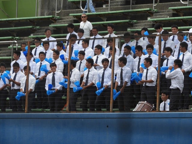 筑波大応援スタンド撮影:手束仁