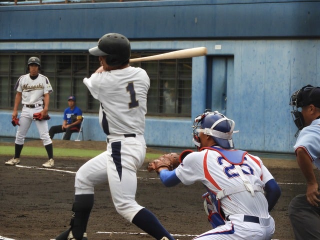 武蔵大・山北泰輝君(3年・雪谷)撮影:手束仁