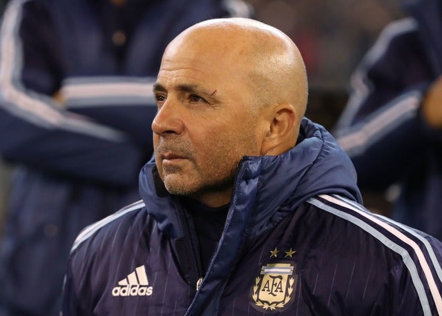 サッカーアルゼンチン代表のホルヘ・サンパオリ監督（2017年6月9日）(c) Getty Images