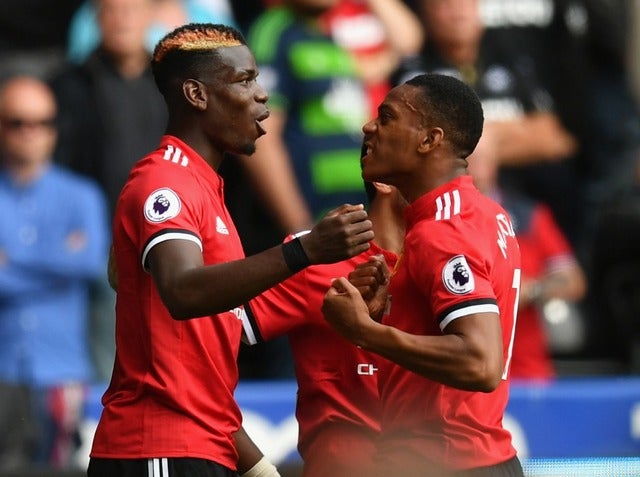 開幕2連勝のマンチェスター・ユナイテッド（2017年8月19日）（c）Getty Images