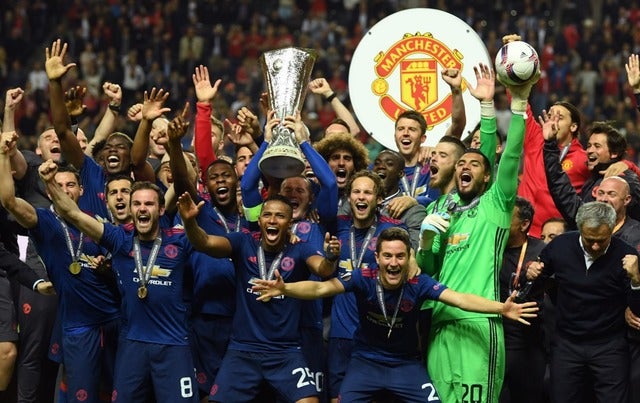 マンチェスター・ユナイテッドがEL初制覇（2017年5月24日）(c) Getty Images