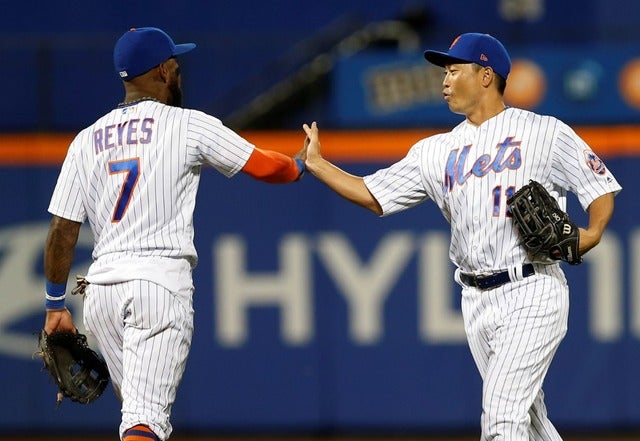 メッツ移籍後も打撃好調の青木宣親（2017年9月7日）（c）Getty Images