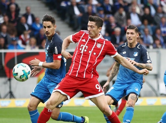 ホッフェンハイムに敗れたバイエルン・ミュンヘン（2017年9月9日）(c) Getty Images