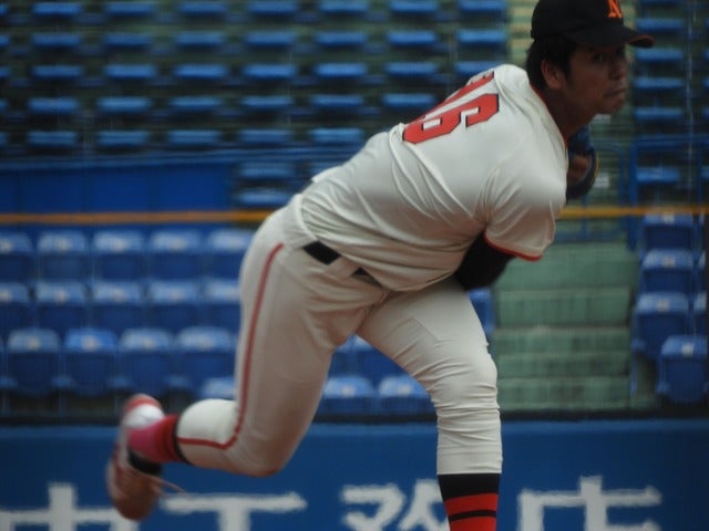 日本大・山本龍之介君(2年・札幌日大)手束仁