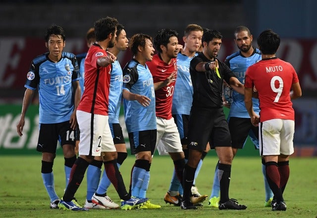 ACLファーストレグでは川崎フロンターレが浦和レッズに快勝（2017年8月23日）（c）Getty Images