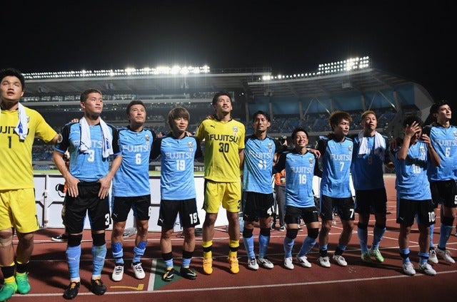 ACLファーストレグでは川崎フロンターレが浦和レッズに快勝（2017年8月23日）（c）Getty Images