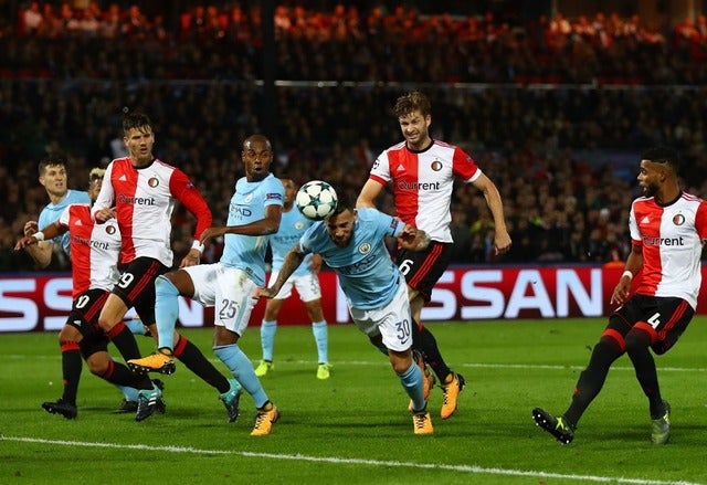 マンチェスター・シティがフェイエノールトに快勝 （2017年9月13日）(c) Getty Images