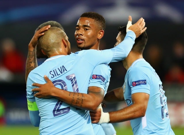 マンチェスター・シティがフェイエノールトに快勝 （2017年9月13日）(c) Getty Images