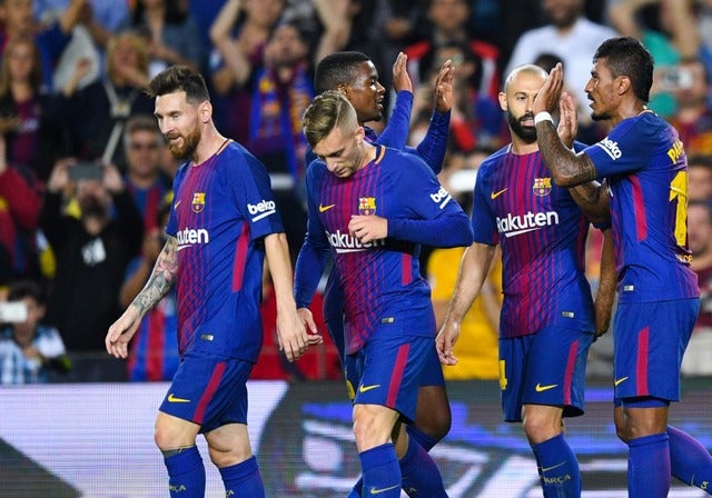 エイバルはメッシの4得点に沈む（2017年9月19日）(c) Getty Images