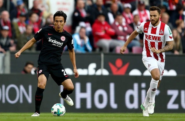 フランクフルトを統率する長谷部誠（2017年9月20日）（c）Getty Images