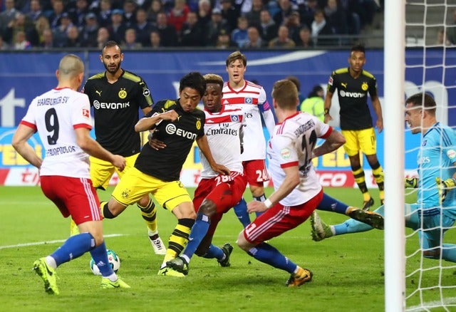 香川真司が今季初先発で初ゴール(2017年9月20日)(c) Getty Images