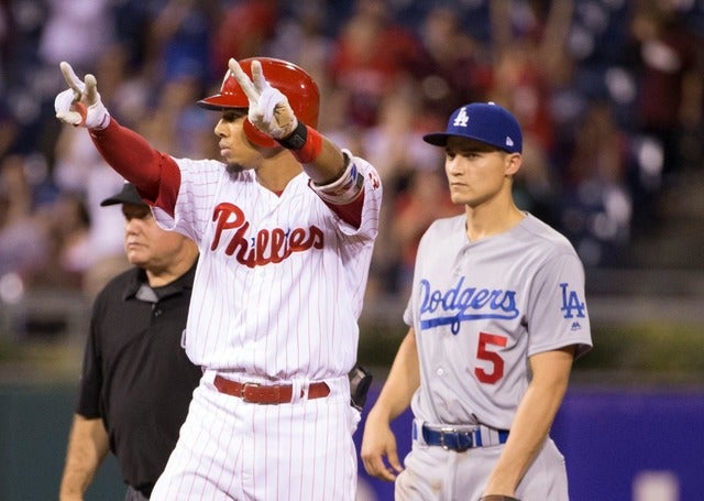 4連敗を喫したドジャース(2017年9月20日)(c)Getty Images