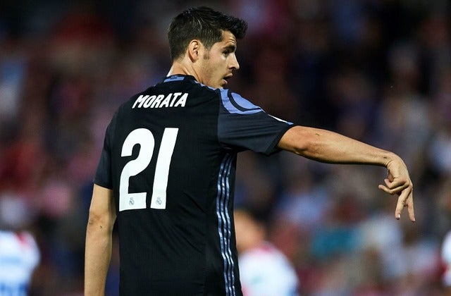 アルバロ・モラタ 参考画像（2017年5月6日）(c) Getty Images