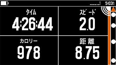 視線を下に落とさずナビ情報が確認できる「Garmin Varia VisionJ」撮影:津々見友彦