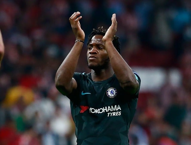 ゴールを決めたミシー・バチュアイ(2017年9月27日)(c) Getty Images