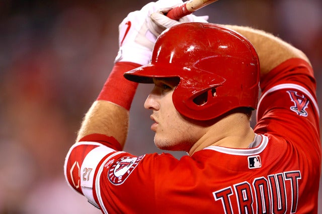 マイク・トラウト 参考画像（2016年9月28日）(c) Getty Images