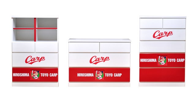 広島、阪神、ソフトバンク、西武の4球団承認タンス発売