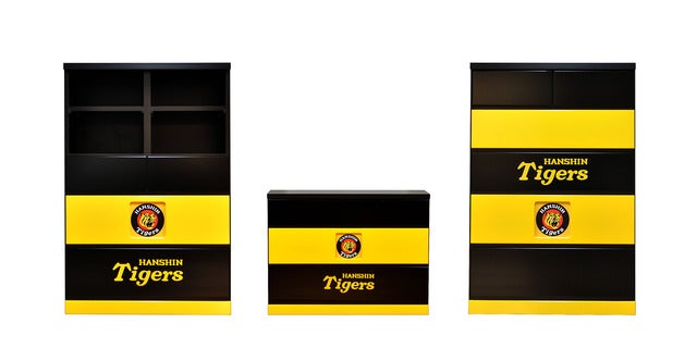 広島、阪神、ソフトバンク、西武の4球団承認タンス発売