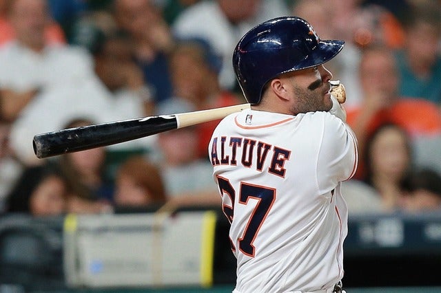 ホセ・アルトゥーベ 参考画像（2016年8月29日）(c) Getty Images