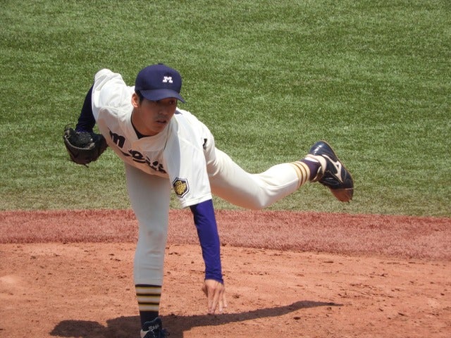 明治大・齊藤大将君(4年・桐蔭学園)撮影：手束仁