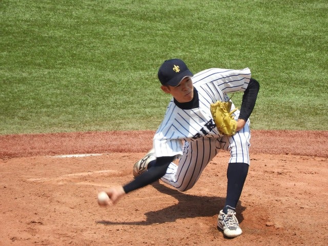 立教大・中川君(1年・桐光学園)撮影：手束仁