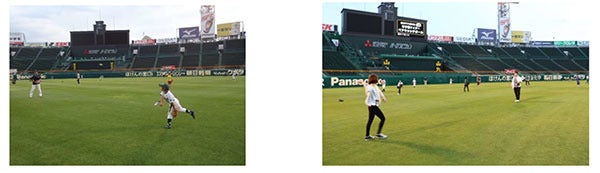 特別イベント「甲子園球場でキャッチボールをしよう！」開催…甲子園歴史館