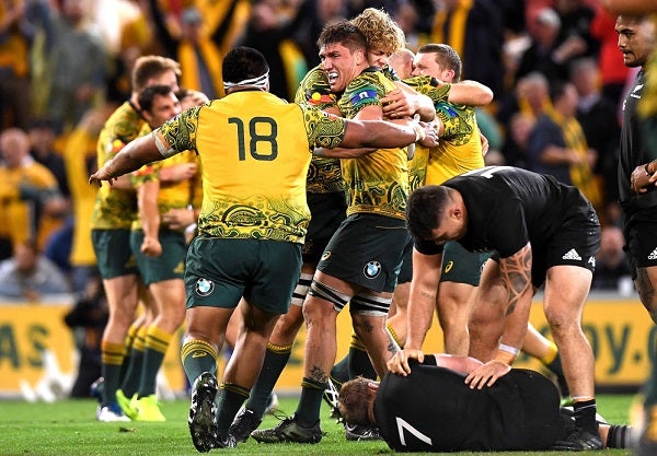 豪州代表が世界最強のオールブラックスに勝った 最高ムードで来日へ ラグビー スポーツブル スポブル