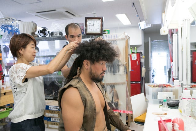 ラグビー日本代表の田中史朗、堀江翔太が時代劇にエキストラ出演(c)2017時代劇専門チャンネル/J:COM/松竹