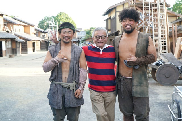 ラグビー日本代表の田中史朗、堀江翔太が時代劇にエキストラ出演(c)2017時代劇専門チャンネル/J:COM/松竹