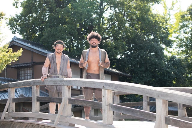 ラグビー日本代表の田中史朗、堀江翔太が時代劇にエキストラ出演(c)2017時代劇専門チャンネル/J:COM/松竹