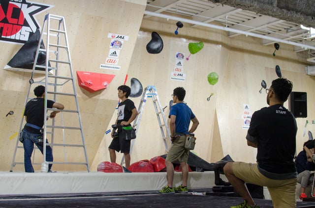 ADIDAS ROCKSTARS TOKYO 2017でのルート作りの様子撮影：五味渕秀行