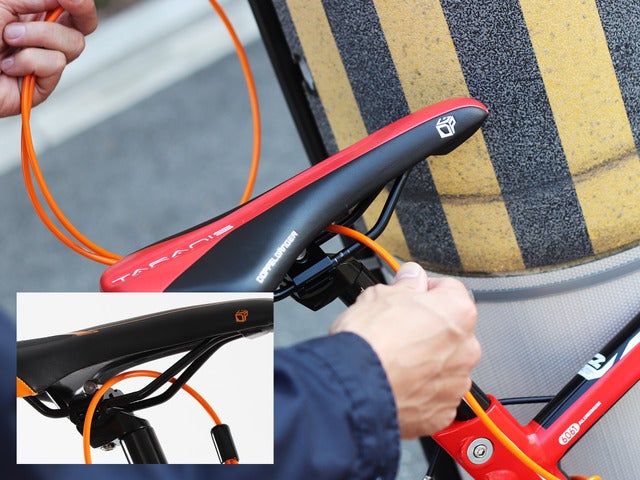 ワイヤー長2mの自転車用ロック「ダイヤルコンボダブルループロック」発売