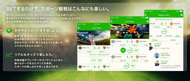 スポーツ予想プラットフォーム「ザックポット」がテストユーザー募集