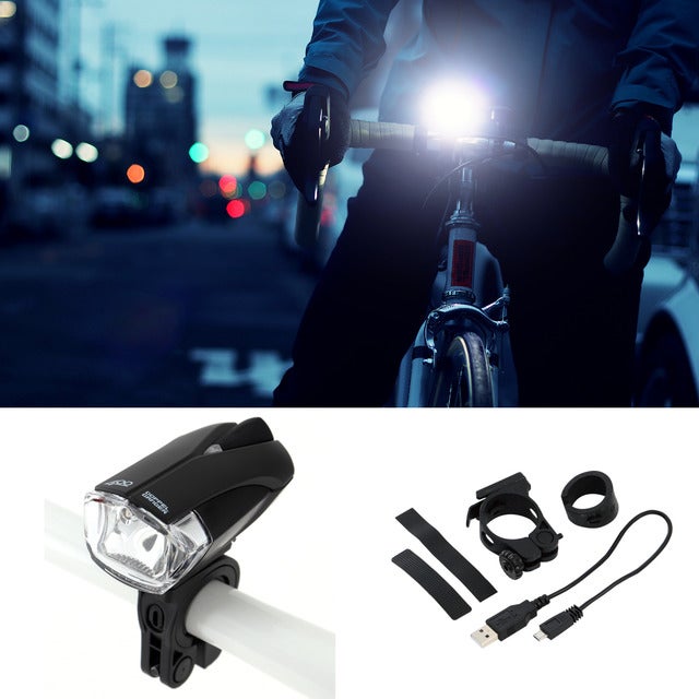 広く、遠くまで照らす自動調光式の自転車用ライト「ラディエイト400」発売