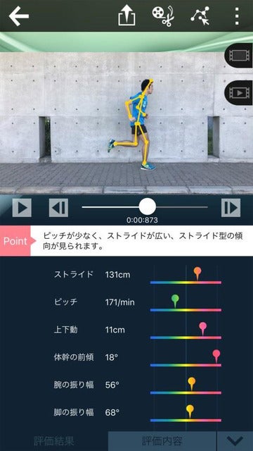 アシックス、ランニングフォームを分析できるアプリ「ランディアス」を開発