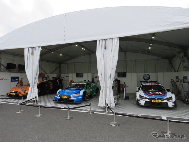 ツインリンクもてぎにDTMマシンが3種、勢揃いした。《撮影 遠藤俊幸》