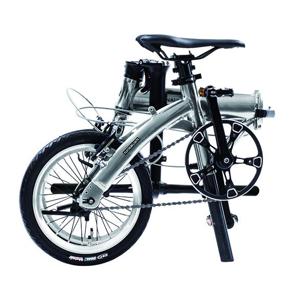 約6.8kgのアルミモデルフォールディングバイク「ルノー プラチナライト6」発売