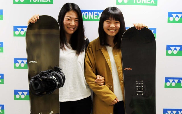 スノーボード・冨田せな、るき姉妹がヨネックスと用具使用契約を締結