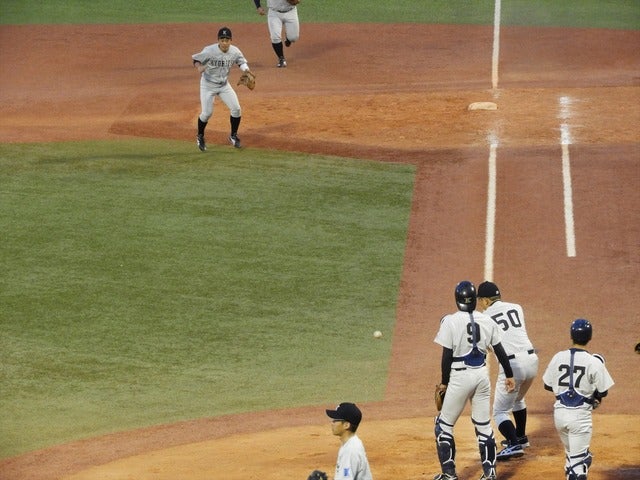 九州共立大のシートノック撮影：手束仁