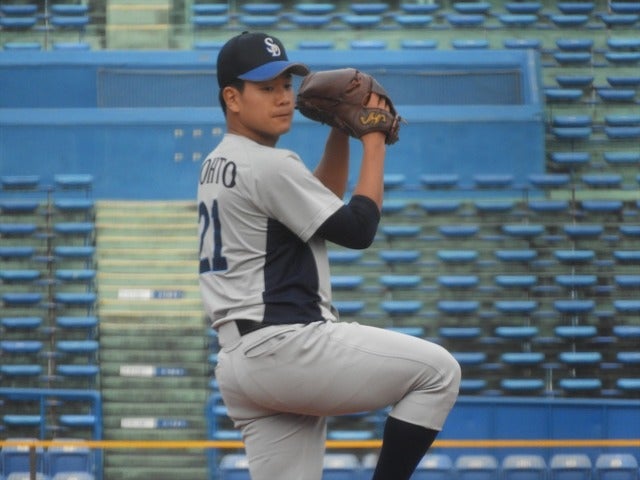 星槎道都大・福田俊君(３年・横浜創学館)撮影：手束仁